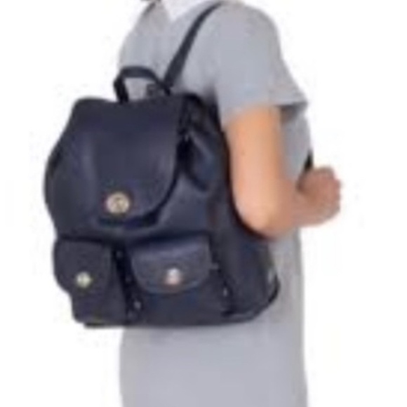 Coach Black Leather Backpack - Picture 9 of 9